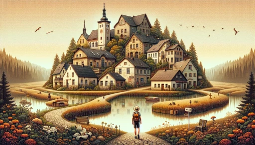 Biały Chłopak Lato - Podróż